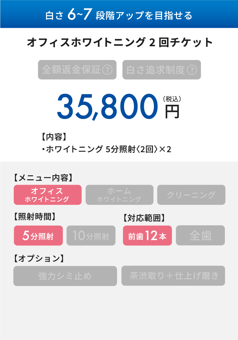 白さ4~6段階アップを目指せる